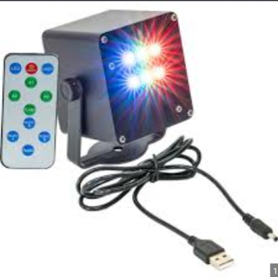 Cube-Shaped Laser Light – Compact Decorative Laser Light
